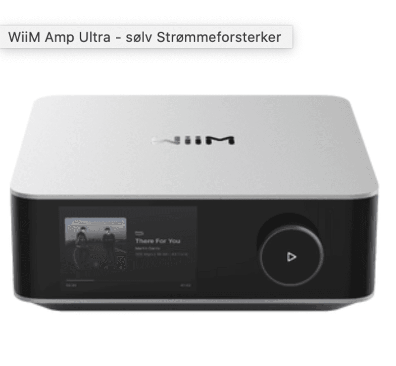 WiiM Amp Ultra Strømmeforsterker, Sølv