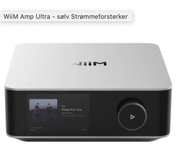 Hovedbilde WiiM Amp Ultra Strømmeforsterker, Sølv