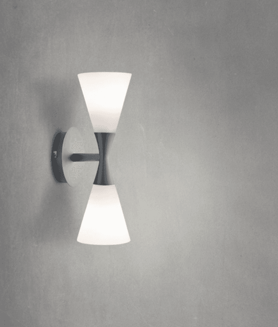 Hovedbilde Herstal Harlekin Duo Vegglampe, Grafitt