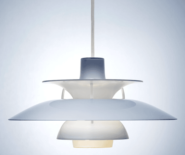 Hovedbilde Louis Poulsen - PH 5 Ø320 Opal Pale Blue – pendellampe