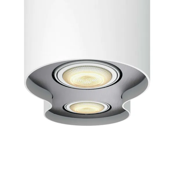 Hovedbilde Philips Hue Pillar Takspot Dobbel, Hvit