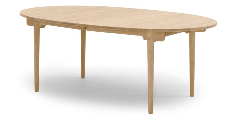 Carl Hansen CH338 Spisebord, Hvitoljet Eik - Lagervare