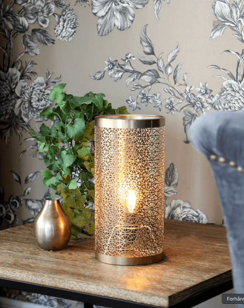 Hovedbilde By Rydens Hermine Bordlampa H28, Matt Messing