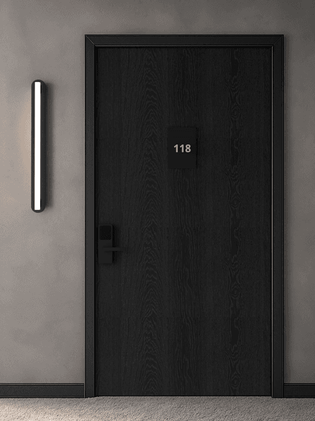 Hovedbilde Belid - Royale Plain Wall lamp /svart struktur