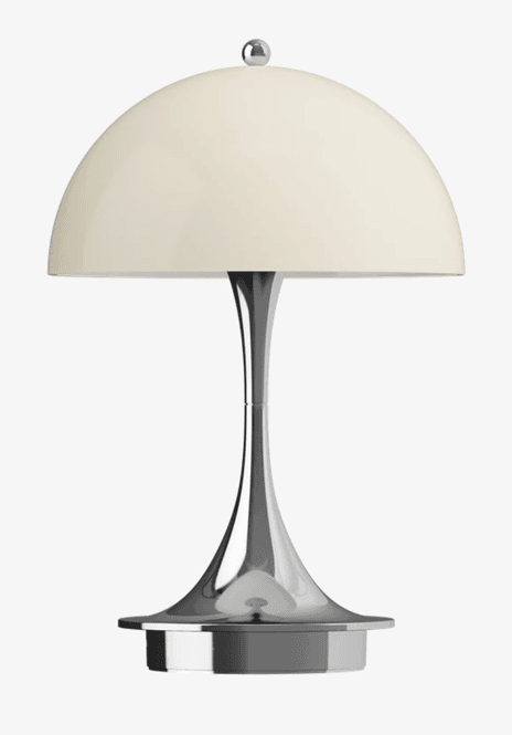 Hovedbilde Louis Poulsen Panthella 160 Portable V3, Chrome Opal Beige