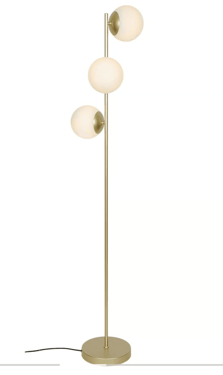 Nordlux Lilly gulvlampe, messing