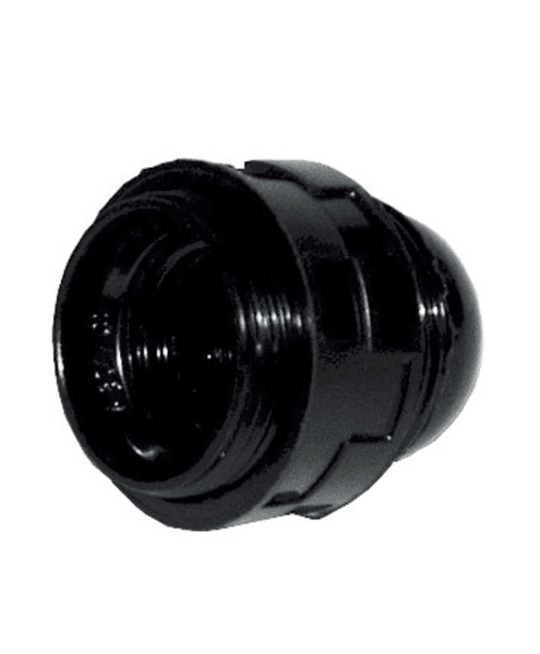 Hovedbilde LAMPEHOLDER E27 UTV.GJENGET MED 2 RINGER SORT BLISTER