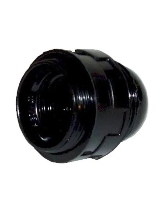Hovedbilde LAMPEHOLDER E27 UTV.GJENGET MED 2 RINGER SORT BLISTER