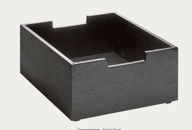 Hovedbilde Fritz Hansen Cutter Box Low, Sort Eik
