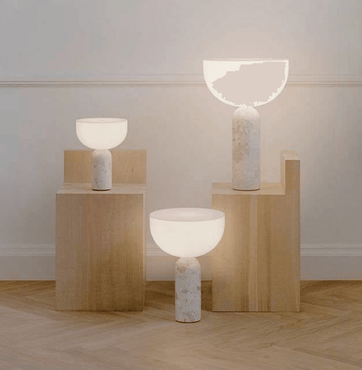 Kizu bordlampe Small Kunis Breccia – New Works
