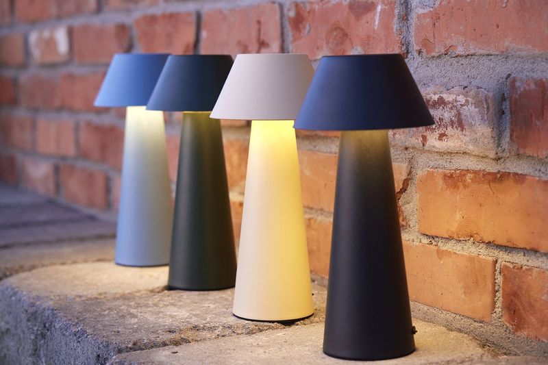 Max Oppladbar Bordlampe, Khaki
