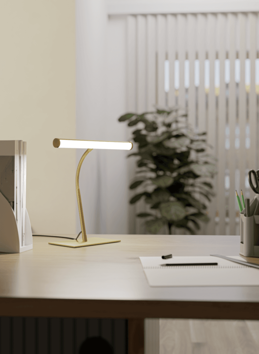 Eglo - Riccione bordlampe med touch, børstet messing, CCT