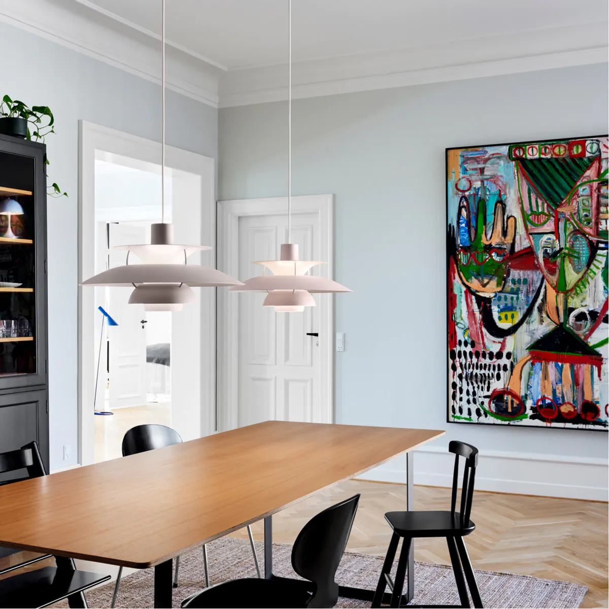 Louis Poulsen PH 5 Pendel, Monochrome Oyster Grey