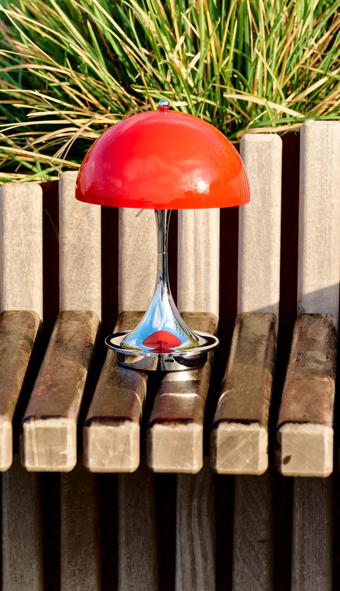 Louis Poulsen -Panthella 160 Portable Lampe The Originals/red